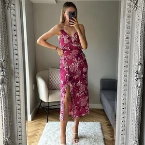 ZARA BLOGGER FAVORITE RUFFLED PRINT DRESS